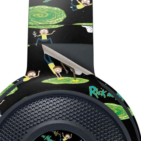 Adult Swim Rick and Morty Portal Pattern Razer Kraken X Skin